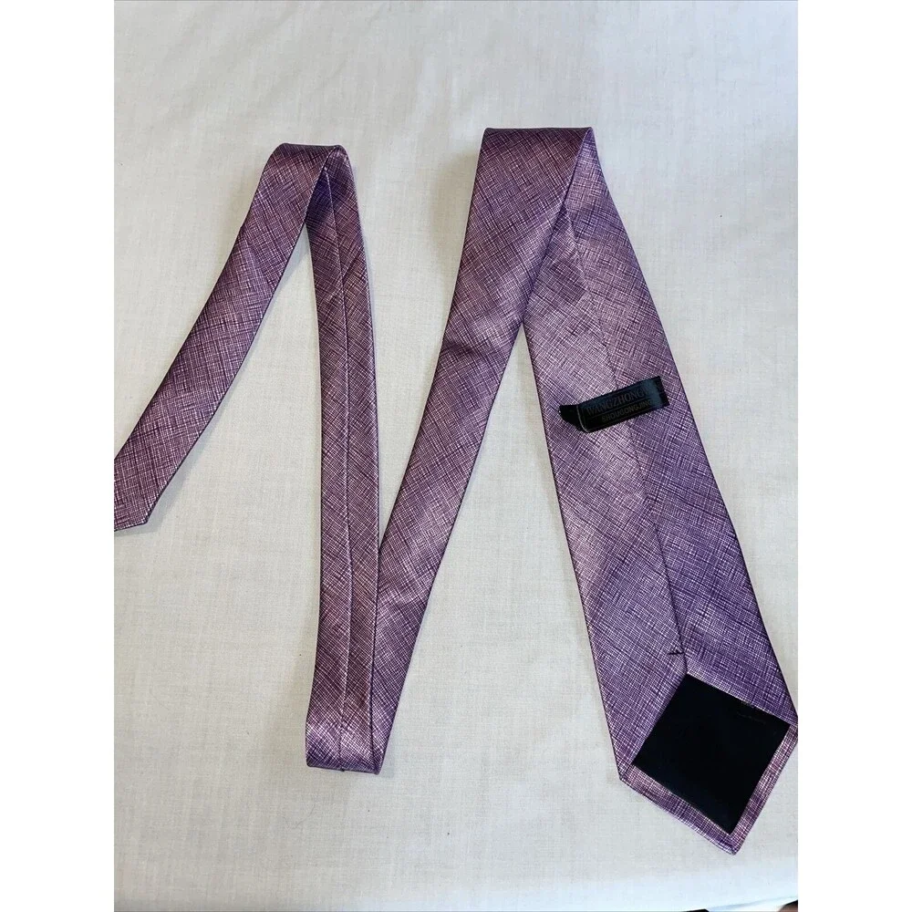 WangZhongWang Dress Tie Men’s Purple 100% Polyester Designer